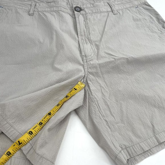 Mens 40 Rodd & Gunn Reef Fit Beige Cotton Elastane Stretch 7" Shorts Grey - Picture 6 of 8
